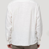 Camisa Lino Orgánico Hombre Linenjer Beige Rockford