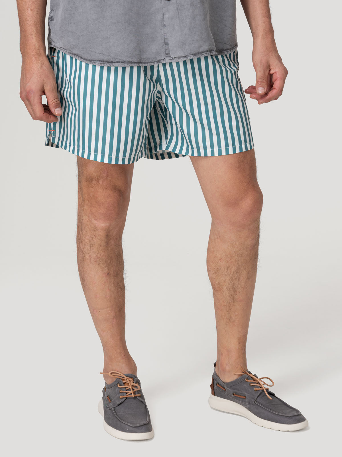 Traje De Baño Fibras Recicladas Hombre Izam Celeste Rockford