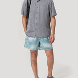 Traje De Baño Fibras Recicladas Hombre Izam Celeste Rockford