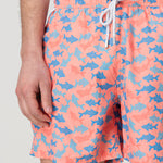 Traje De Baño Fibras Recicladas Hombre Izam Naranjo Rockford