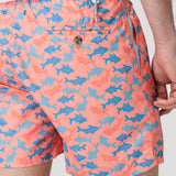 Traje De Baño Fibras Recicladas Hombre Izam Naranjo Rockford