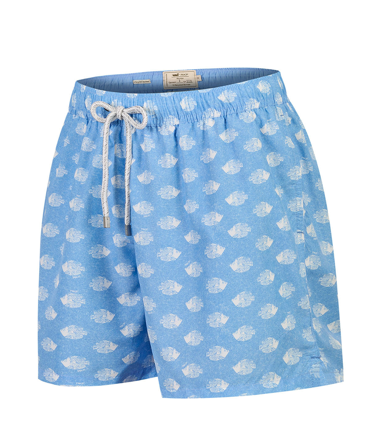Traje De Baño Fibras Recicladas Hombre Izam Celeste Rockford
