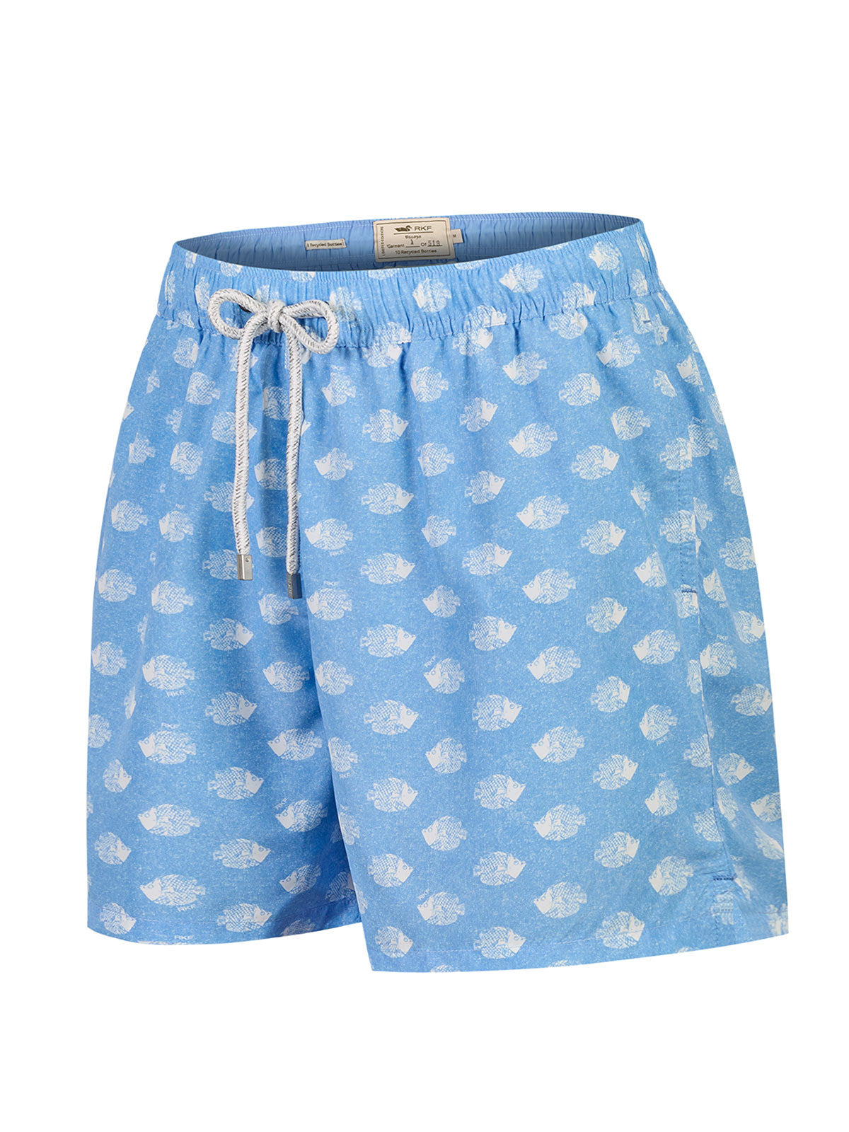 Traje De Baño Fibras Recicladas Hombre Izam Celeste Rockford