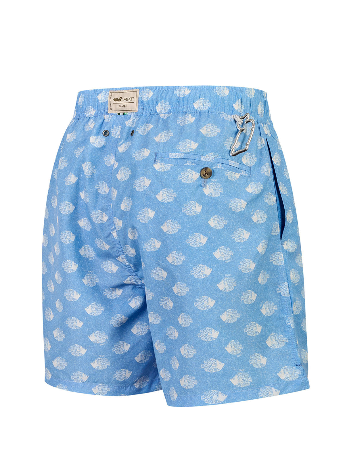 Traje De Baño Fibras Recicladas Hombre Izam Celeste Rockford