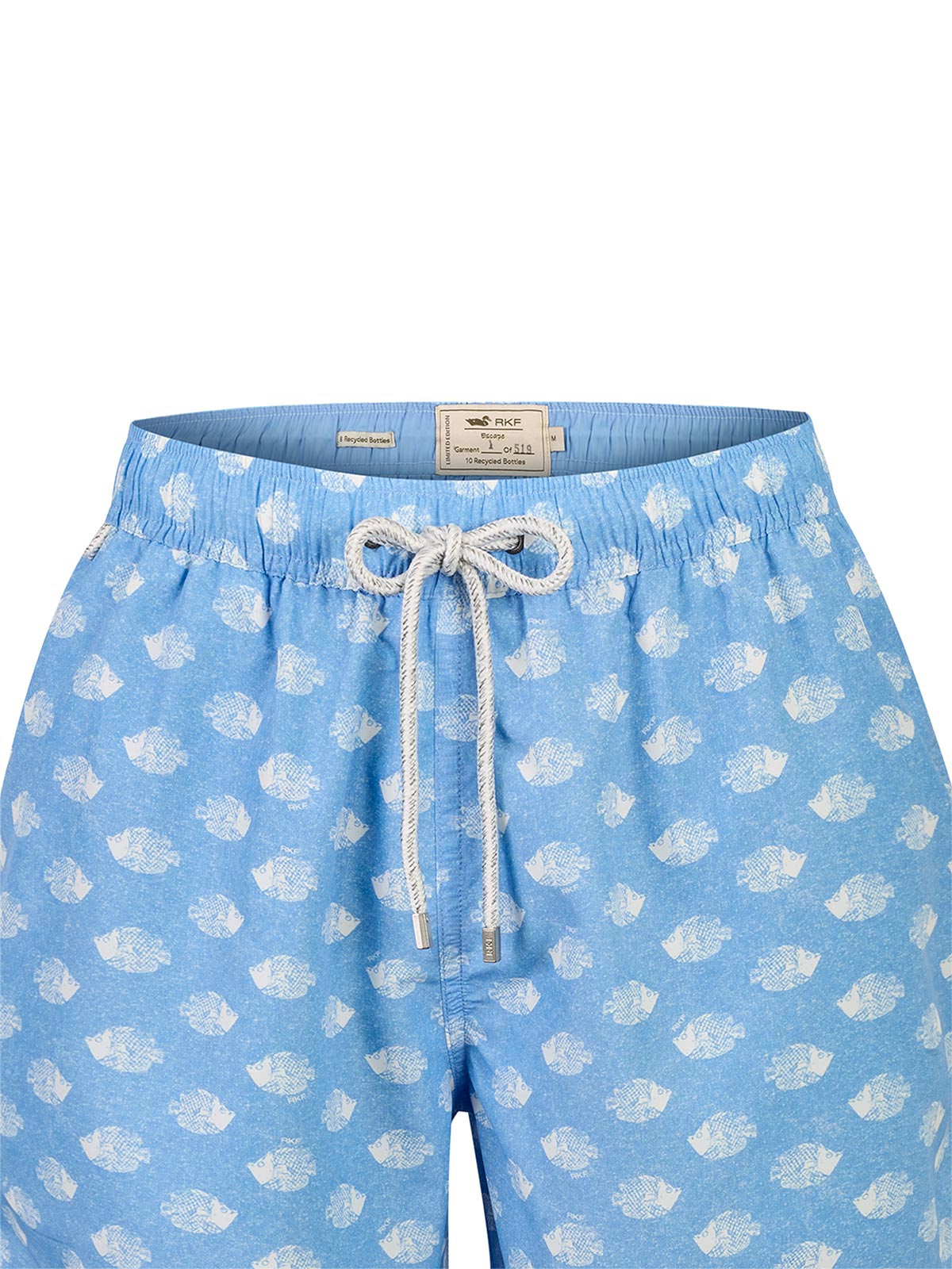 Traje De Baño Fibras Recicladas Hombre Izam Celeste Rockford