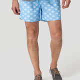 Traje De Baño Fibras Recicladas Hombre Izam Celeste Rockford