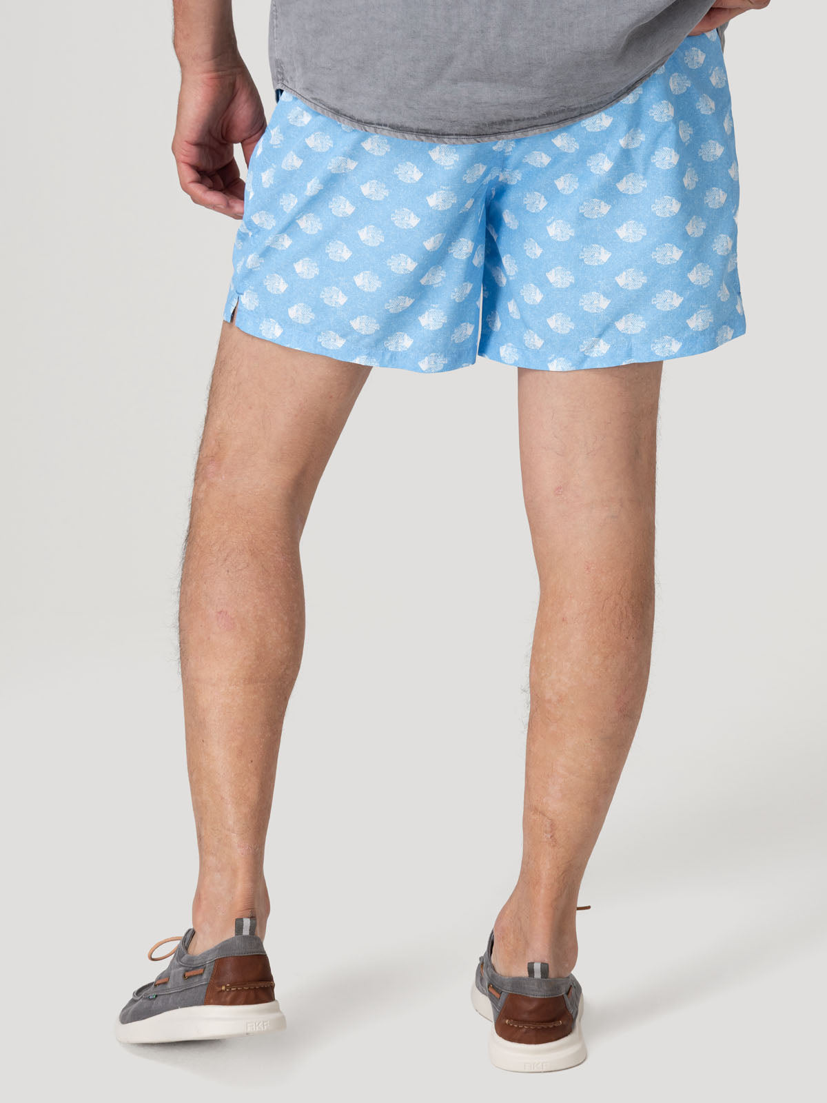 Traje De Baño Fibras Recicladas Hombre Izam Celeste Rockford