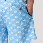 Traje De Baño Fibras Recicladas Hombre Izam Celeste Rockford