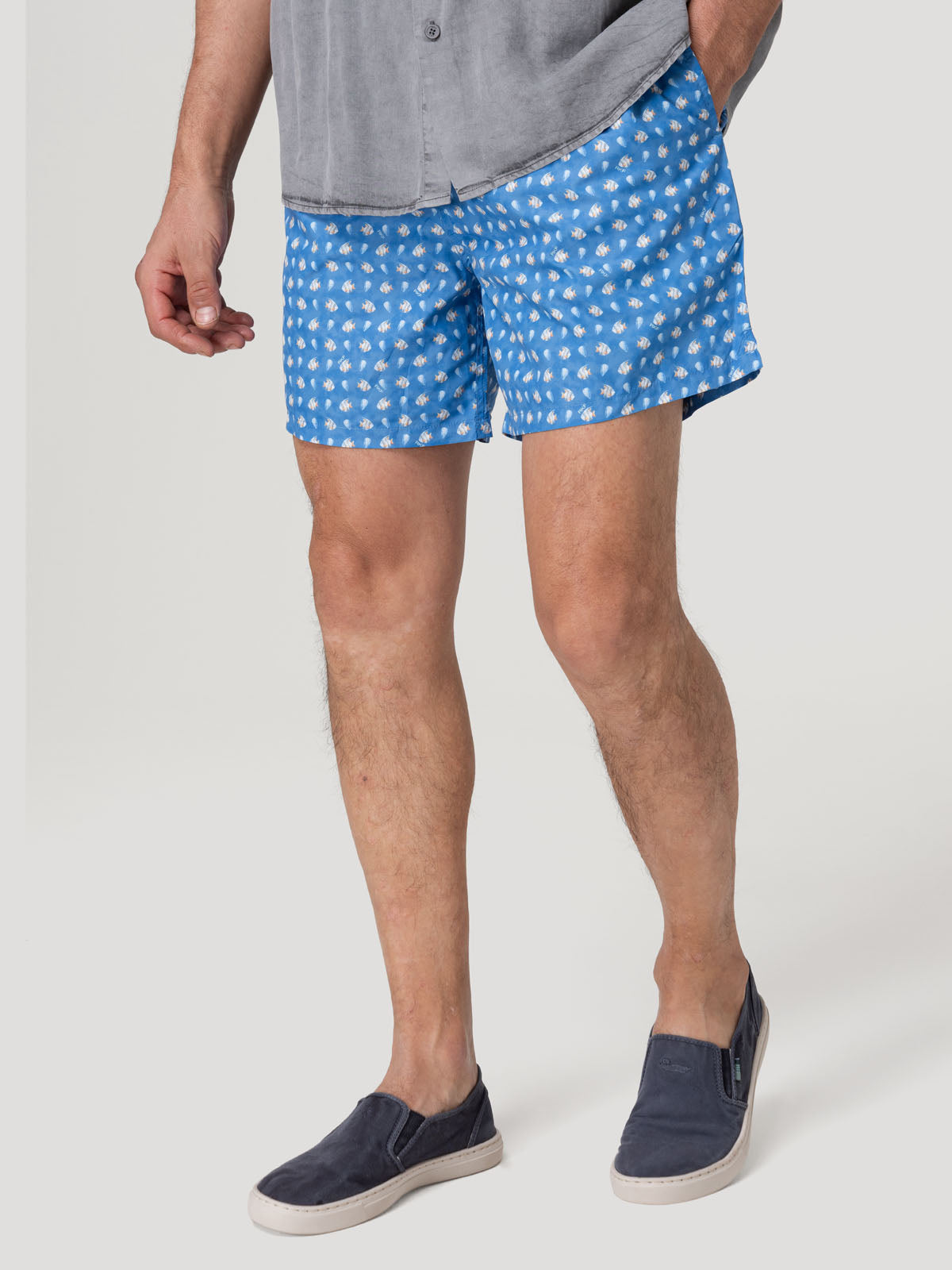 Traje De Baño Fibras Recicladas Hombre Izam Marino Rockford