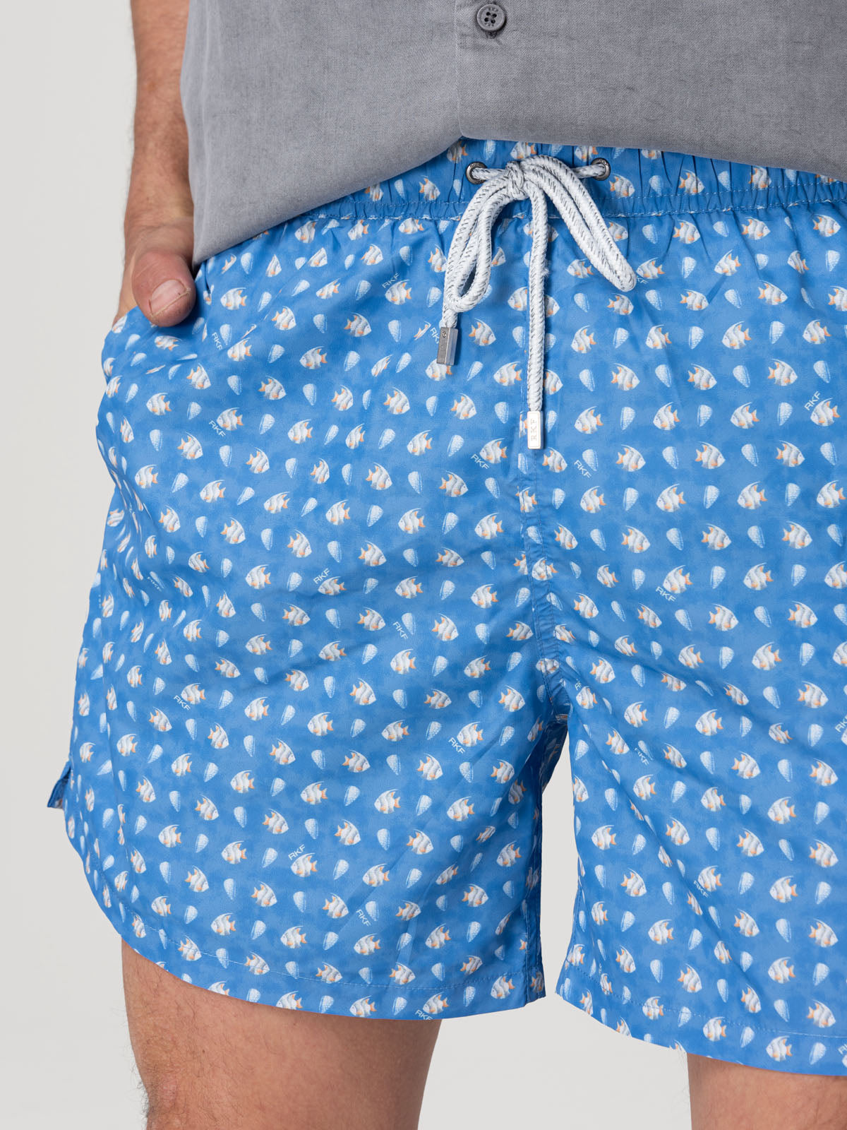 Traje De Baño Fibras Recicladas Hombre Izam Marino Rockford