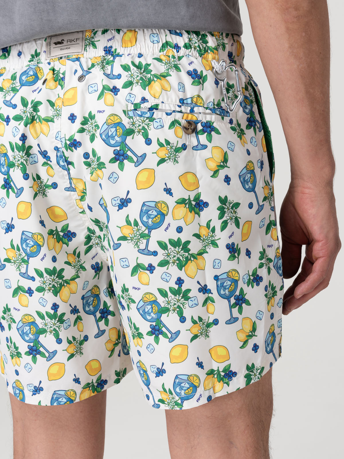Traje De Baño Fibras Recicladas Hombre Izam Multicolor Rockford
