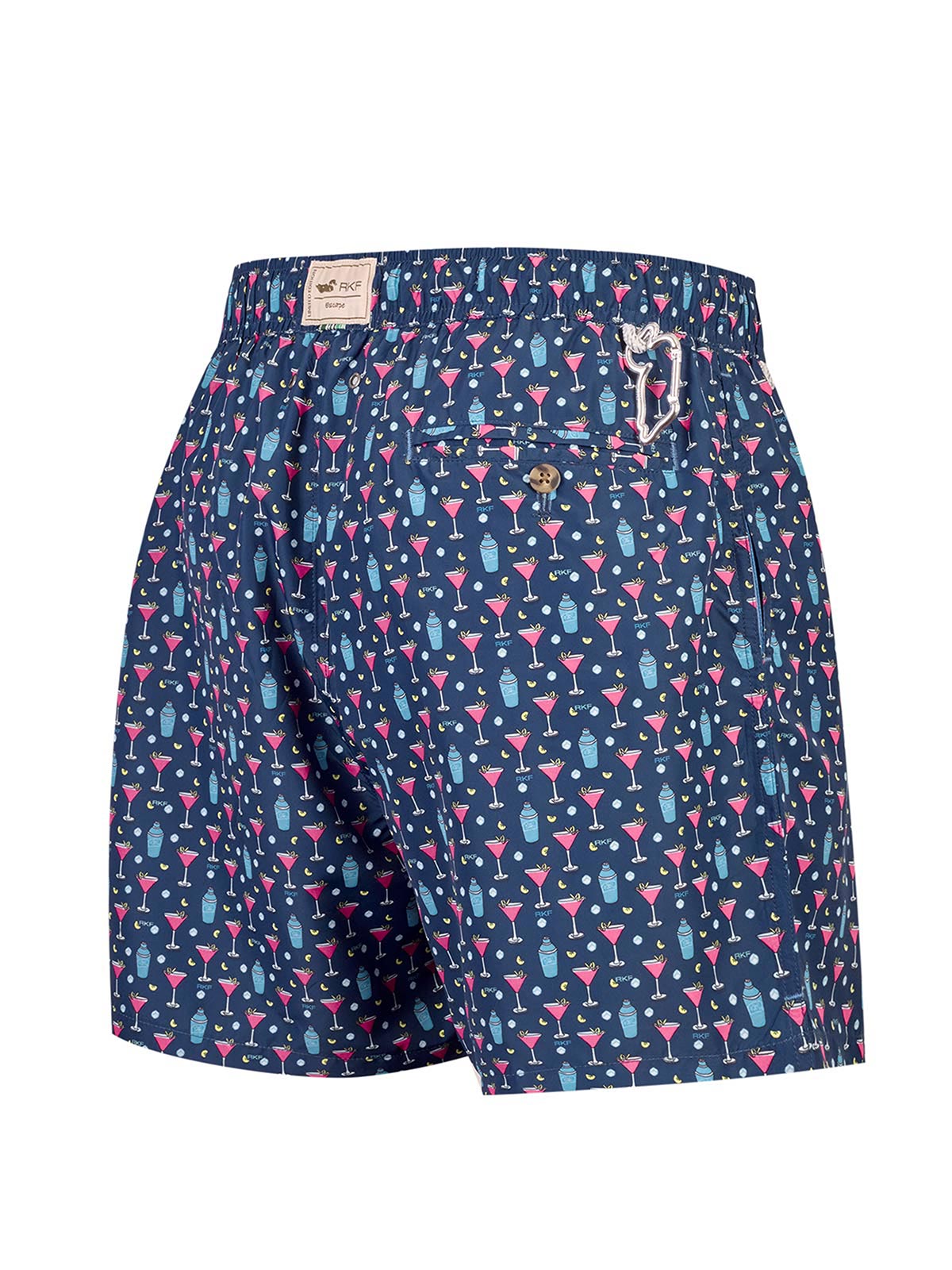 Traje De Baño Fibras Recicladas Hombre Izam Azul Rockford