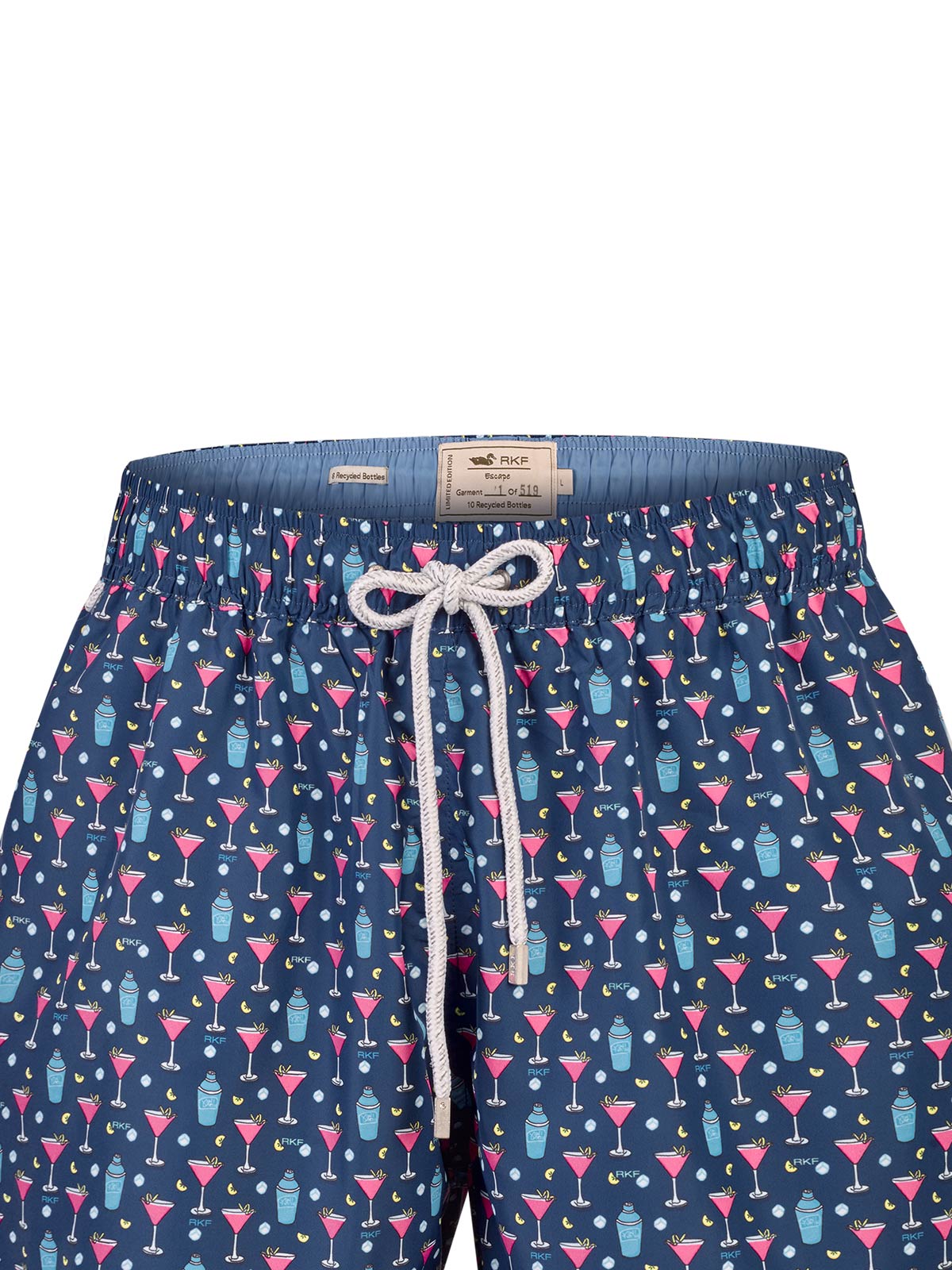 Traje De Baño Fibras Recicladas Hombre Izam Azul Rockford