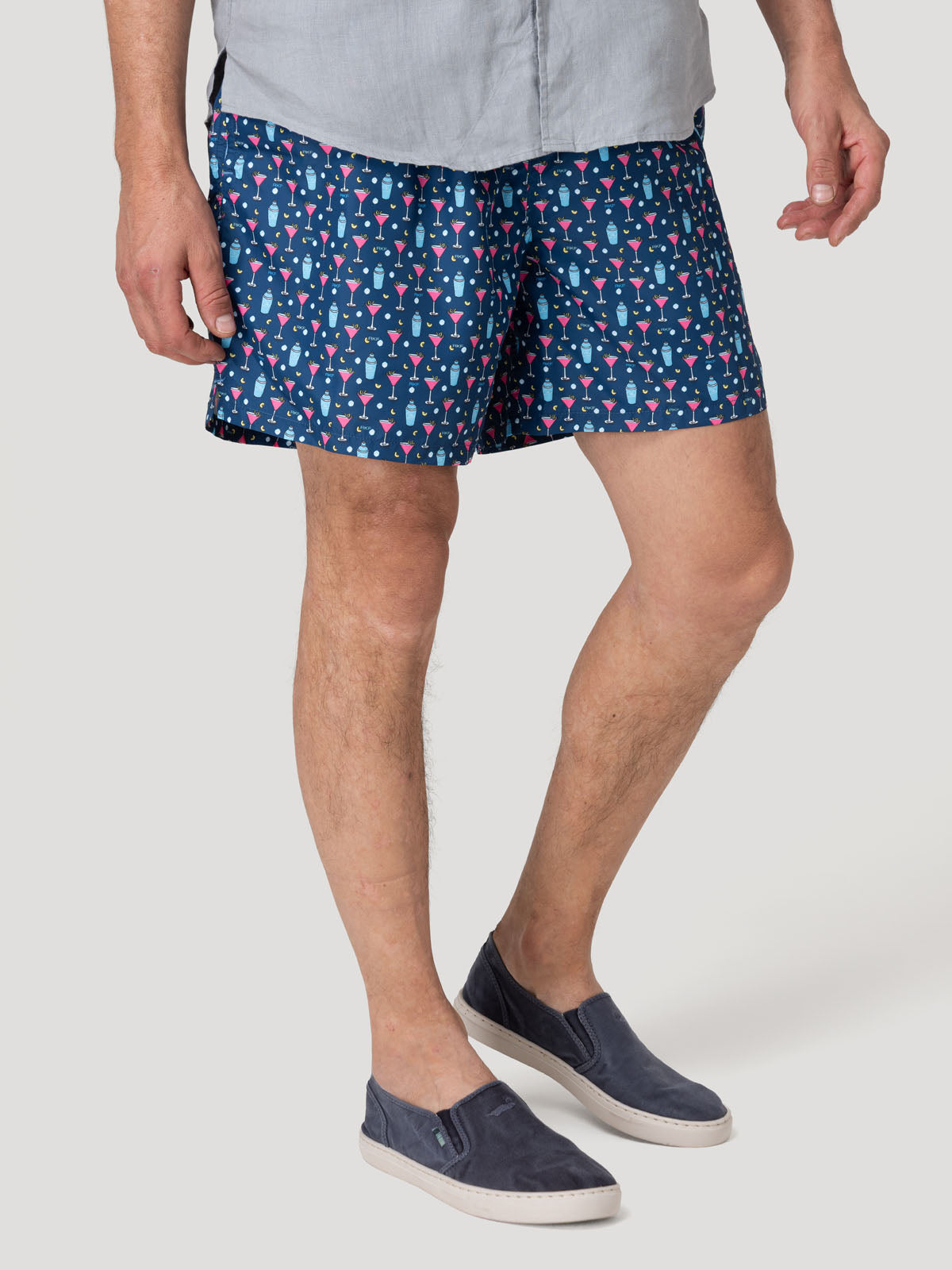 Traje De Baño Fibras Recicladas Hombre Izam Azul Rockford