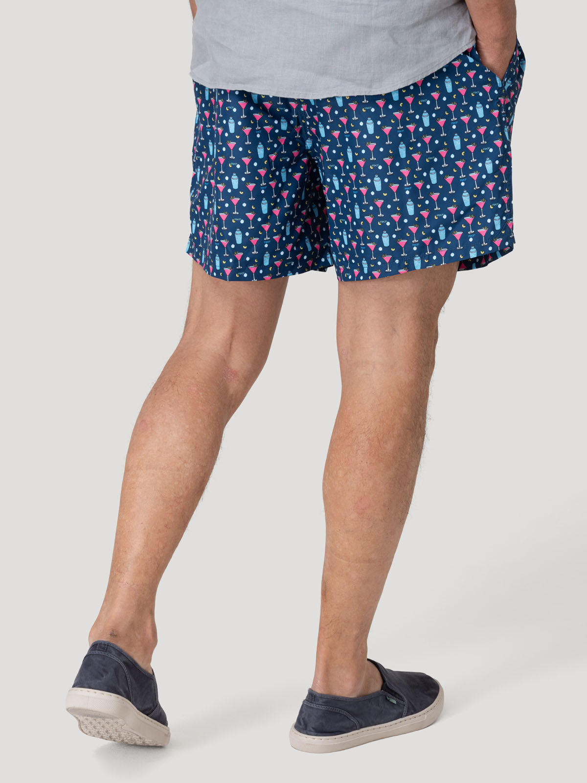 Traje De Baño Fibras Recicladas Hombre Izam Azul Rockford
