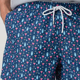 Traje De Baño Fibras Recicladas Hombre Izam Azul Rockford