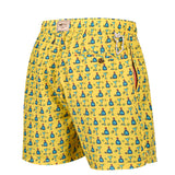 Traje De Baño Fibras Recicladas Hombre Izam Amarillo Rockford