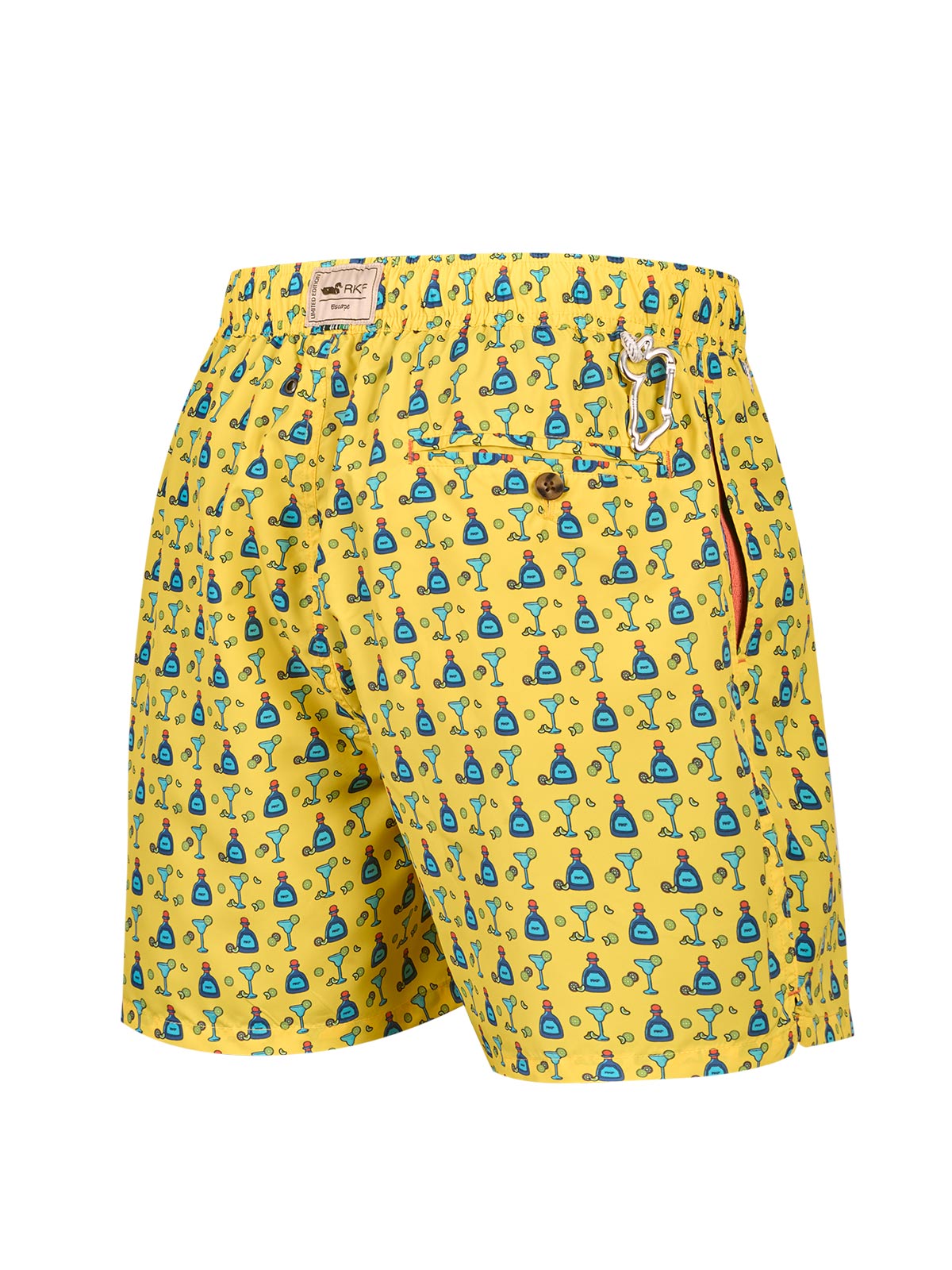 Traje De Baño Fibras Recicladas Hombre Izam Amarillo Rockford