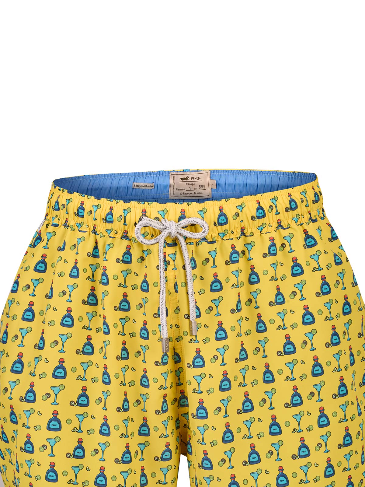 Traje De Baño Fibras Recicladas Hombre Izam Amarillo Rockford