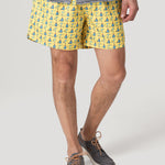 Traje De Baño Fibras Recicladas Hombre Izam Amarillo Rockford