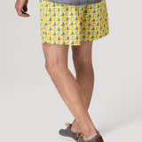 Traje De Baño Fibras Recicladas Hombre Izam Amarillo Rockford
