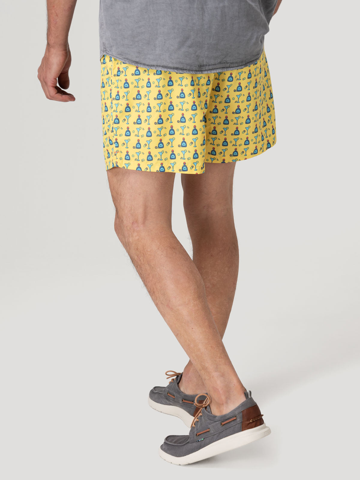 Traje De Baño Fibras Recicladas Hombre Izam Amarillo Rockford