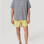 Traje De Baño Fibras Recicladas Hombre Izam Amarillo Rockford