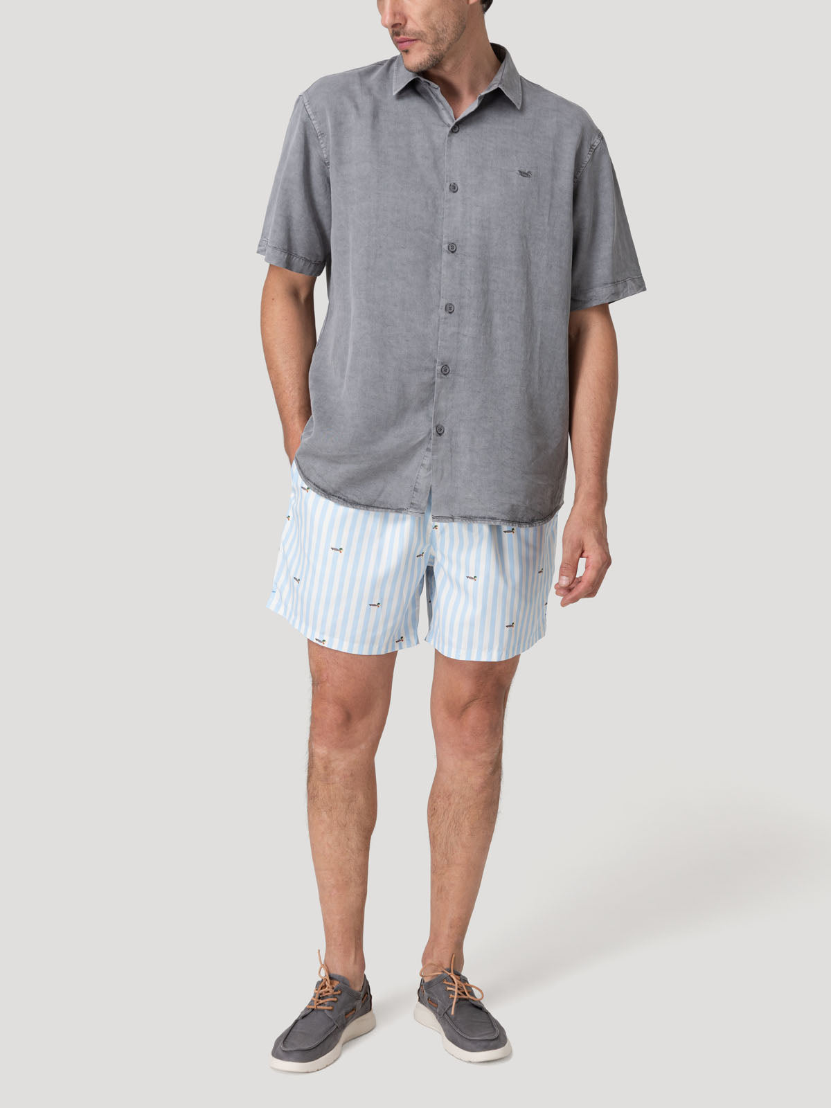 Traje De Baño Fibras Recicladas Hombre Izam Verde Rockford