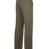 Pantalón Lino Orgánico Hombre Capri Verde Rockford