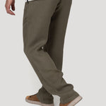 Pantalón Lino Orgánico Hombre Capri Verde Rockford