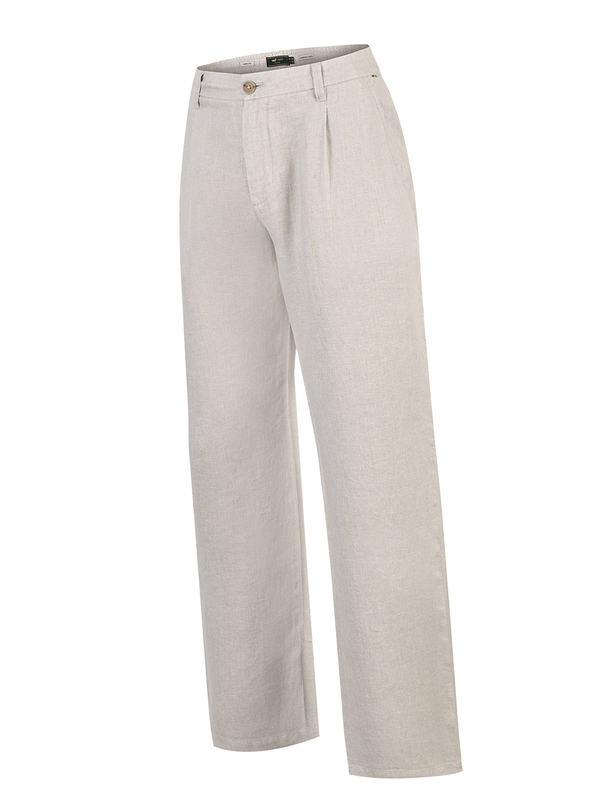 Pantalón Lino Orgánico Hombre Capri Beige Rockford