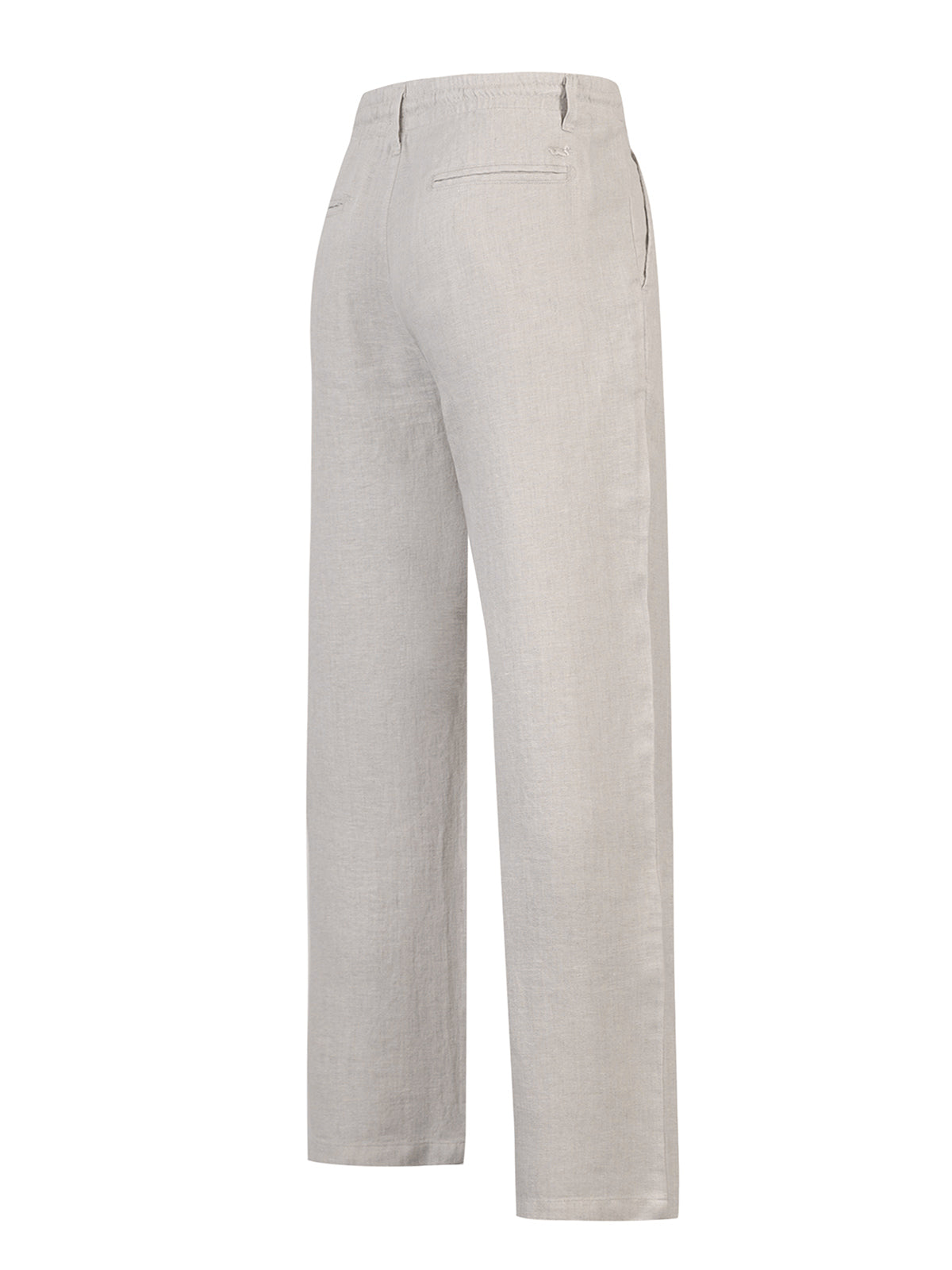 Pantalón Lino Orgánico Hombre Capri Beige Rockford