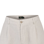 Pantalón Lino Orgánico Hombre Capri Beige Rockford