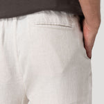 Pantalón Lino Orgánico Hombre Capri Beige Rockford