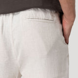 Pantalón Lino Orgánico Hombre Capri Beige Rockford