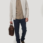 Chaqueta Lino Orgánico Hombre Velin Beige Rockford