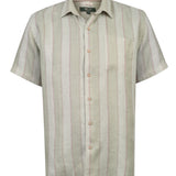 Camisa Lino Orgánico Hombre Duna Café Rockford