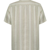 Camisa Lino Orgánico Hombre Duna Café Rockford
