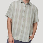 Camisa Lino Orgánico Hombre Duna Café Rockford