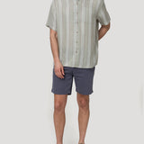 Camisa Lino Orgánico Hombre Duna Café Rockford
