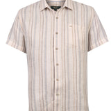 Camisa Lino Orgánico Hombre Duna Beige Rockford