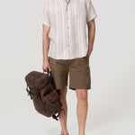 Camisa Lino Orgánico Hombre Duna Beige Rockford