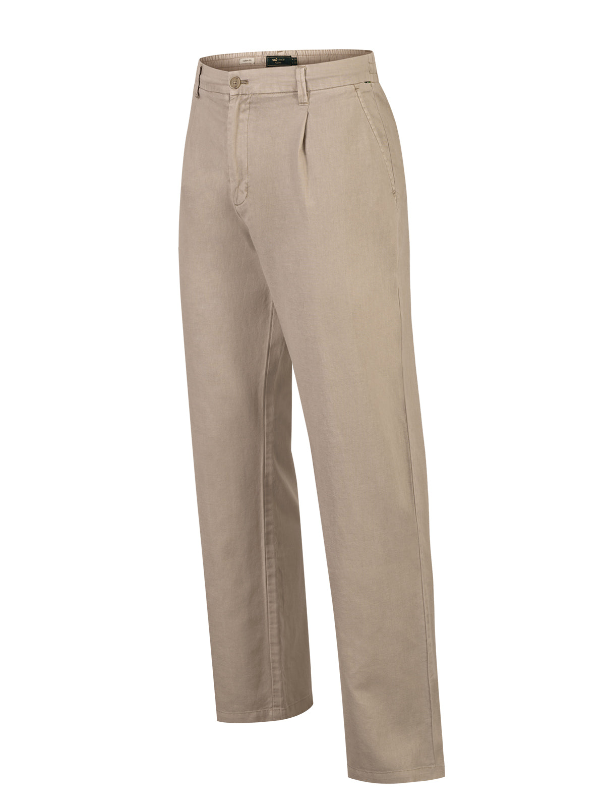Pantalón Lino Hombre Calen Beige Rockford