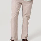 Pantalón Lino Hombre Calen Beige Rockford
