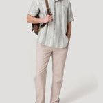 Pantalón Lino Hombre Calen Beige Rockford