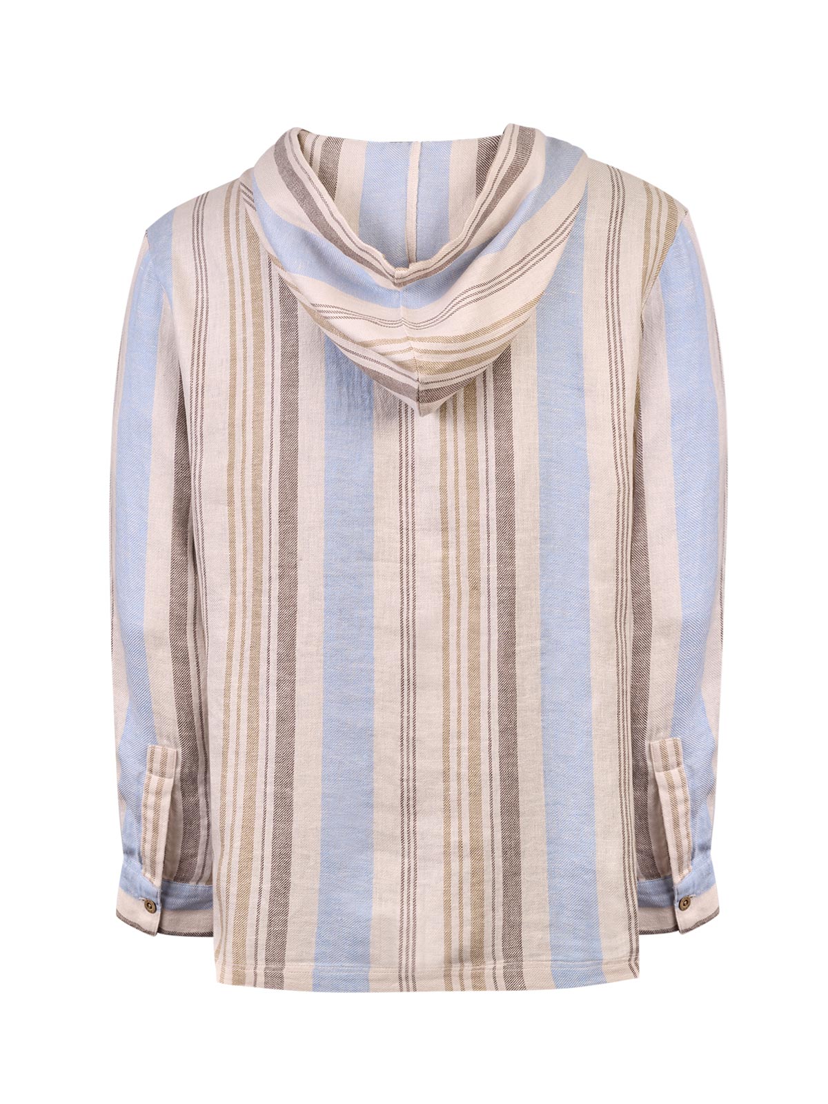 Polerón Lino Orgánico Hombre Linen Multicolor Rockford