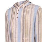 Polerón Lino Orgánico Hombre Linen Multicolor Rockford