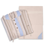 Polerón Lino Orgánico Hombre Linen Multicolor Rockford