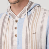 Polerón Lino Orgánico Hombre Linen Multicolor Rockford