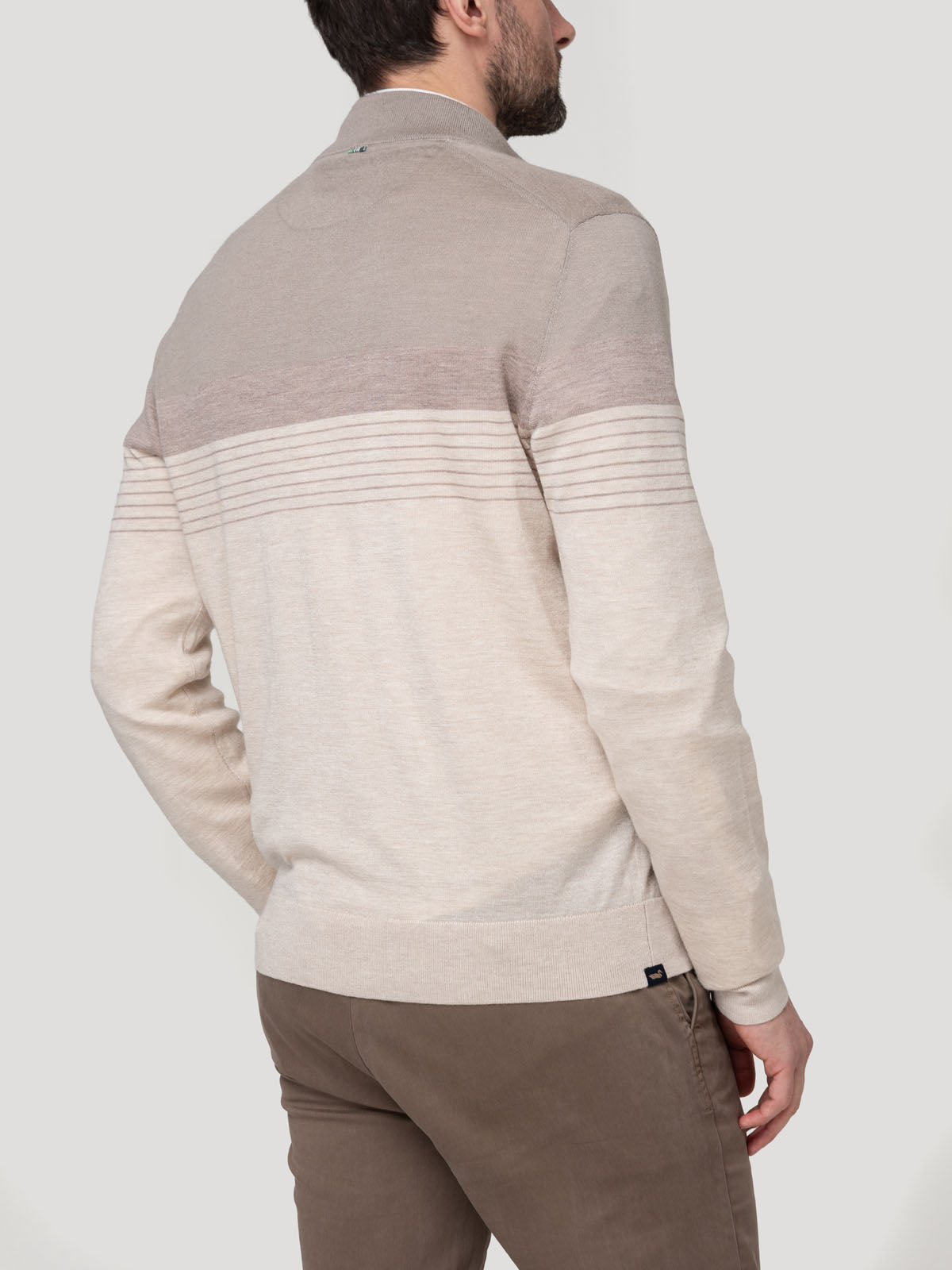 Sweater Cashmere Hombre Amalfi Beige Rockford